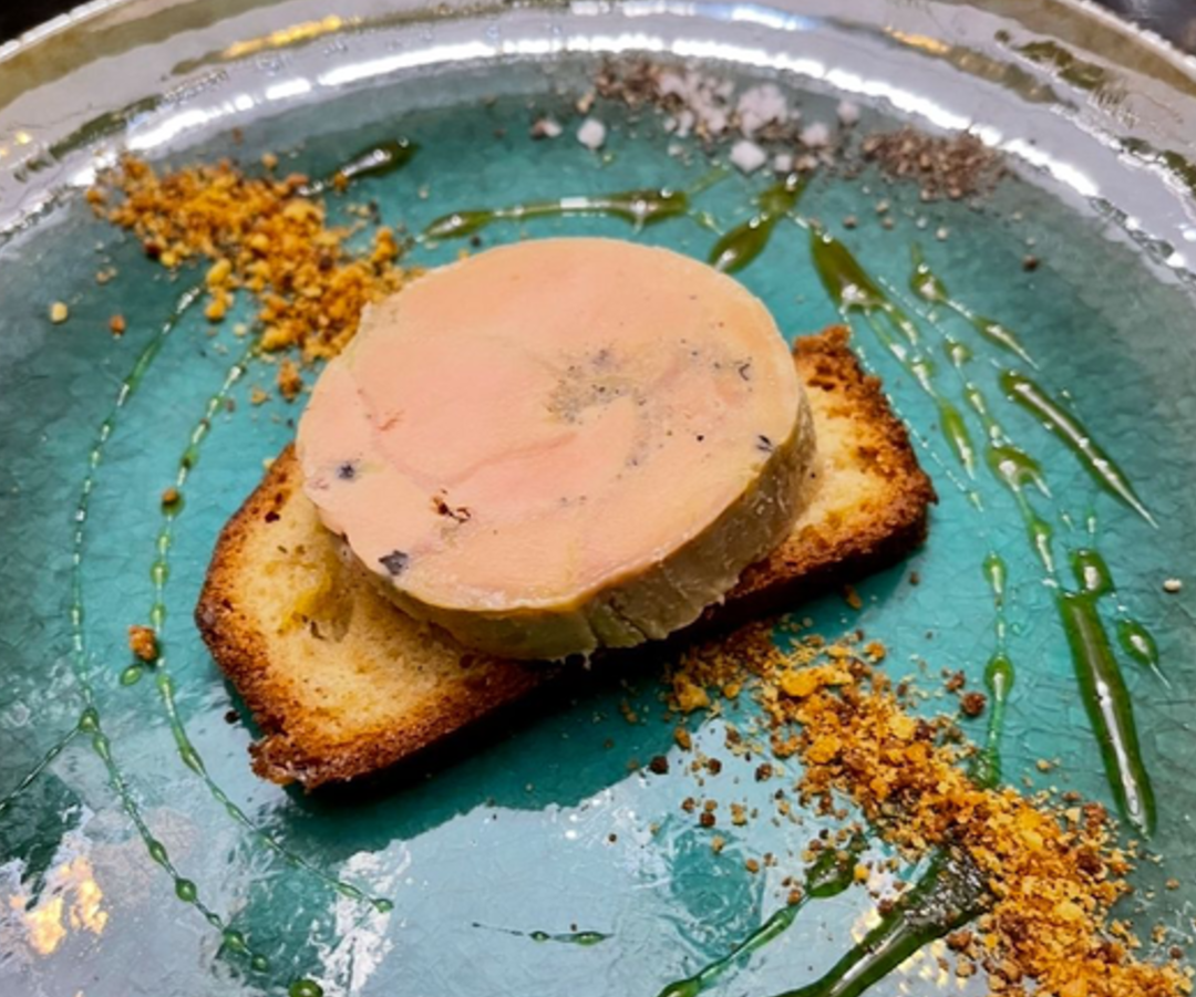 Foie gras mi-cuit à la vanille de Saint-Philippe